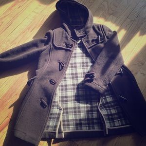 Cute, warm, brown, wool coat